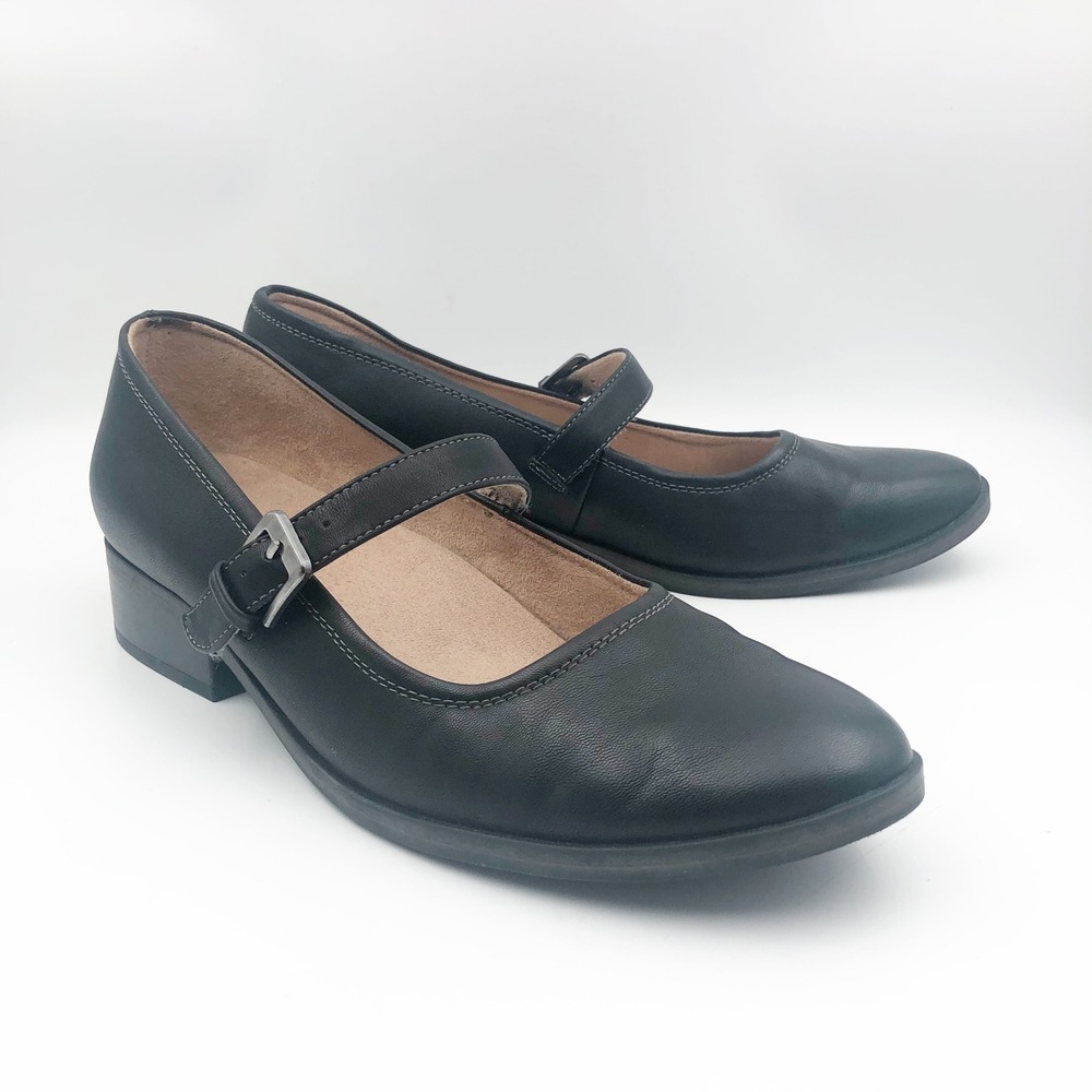 Soul Naturalizer Shoes Womens 9.5 Ramona Black Mary Jane Pumps Low Block Heel